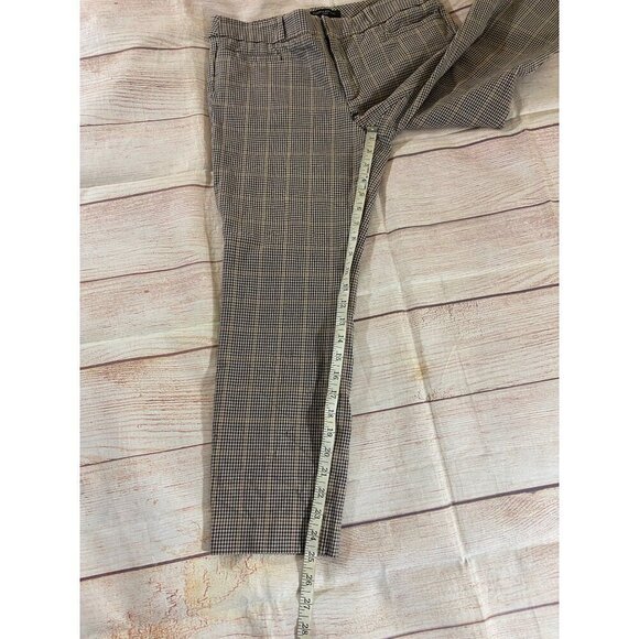 Banana Republic Women's Plaid Classic Office Dress Pants - 10 - Picture 4 of 13